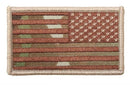 17772 Rothco Reverse Multicam Flag Patch With Hook Back