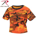 1942 Rothco Women's Camo Crop Top - Savage Orange Camo