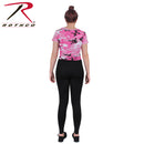 1943 Rothco Women's Camo Crop Top - Pink Camo