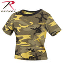 1944 Rothco Women's Camo Crop Top - Stinger Yellow Camo