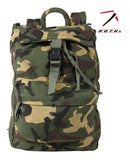 2370 ROTHCO CANVAS DAYPACK - WOODLAND CAMO