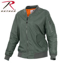 2420 Rothco Womens MA-1 Flight Jacket - Sage Green