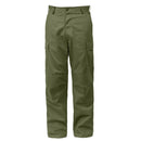2926 Rothco Relaxed Fit Zipper Fly BDU Pants - Olive Drab