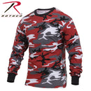 3173 Rothco Long Sleeve Colored Camo T-Shirt - Red Camo
