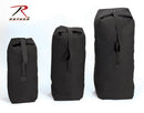 3336 Rothco Top Load Canvas Duffle Bag - Black