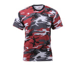 6006 Rothco Colored Camo T-Shirts - Red Camo