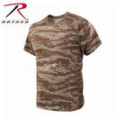 61090 Rothco Tiger Stripe Camo T-Shirts - Desert Tiger Stripe Camo
