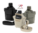 614 Rothco Vintage Canvas Carry-all Canteen Cover With Shoulder Strap