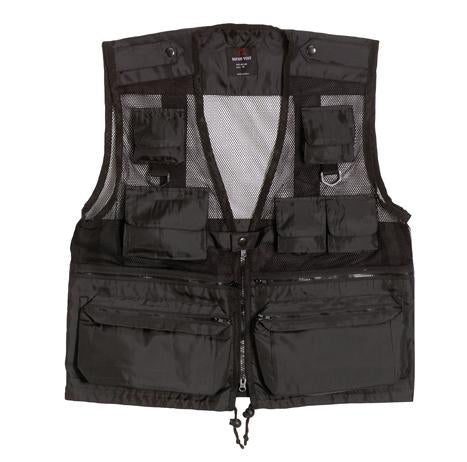 6484 Rothco Tactical Recon Vest - Black – Surplus Nation