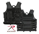 6491 Rothco Black Cross Draw Tactical Vest