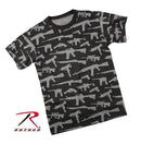 66350 Rothco Vintage T-Shirt - Multi Print ''Guns'' - Black
