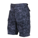 68213 Rothco Camo BDU Shorts - Midnight Digital Camo