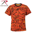 5735 Rothco Digital Camo T-Shirt - Orange Digital Camo