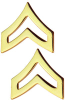 Tactical 365® Operation First Response Pair of Corporal Rank Insignia Pins for Police or Military