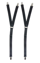 Y-Style Shirt Stays by Tactical 365 | No Slip Clip Undergarment Suspenders, One Size Fits Most, (Blue Line)