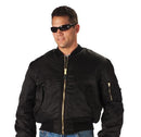 7324 Rothco Ma-1 Flight Jacket - Black