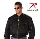 7324 Rothco Ma-1 Flight Jacket - Black, 2XL (AUCTION)
