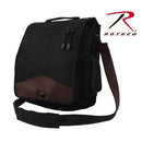 8638 Rothco Vintage Canvas M-51 Engineer Bag-blk/leather
