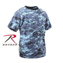 8947 Rothco Digital Camo T-Shirt - Sky Blue Digital Camo