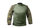 90005 Rothco Military FR NYCO Combat Shirt - Woodland Digital Camo