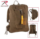 9763 Rothco Brown Vintage Canvas Flight Bag