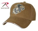 9827 Rothco Coyote Brown USMC Deluxe Low Profile Insignia Cap