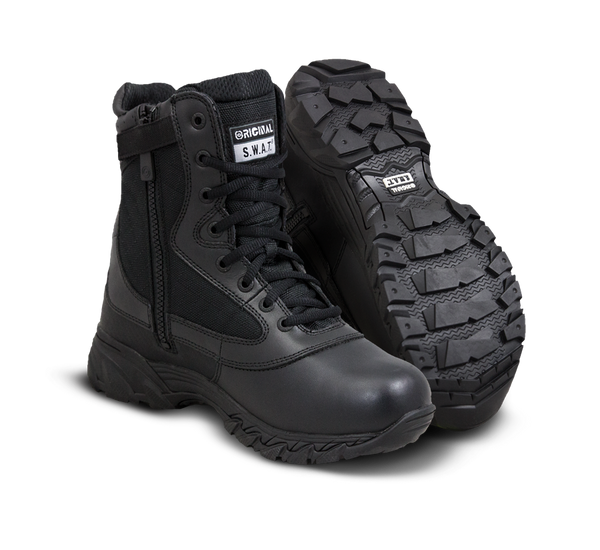 Original S.W.A.T. Men's Chase 9" Waterproof Side-Zip Boots-Black