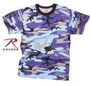 60173 Rothco Colored Camo T-Shirts - Electric Blue Camo