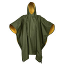 3634 Rothco Reversible PVC Poncho - Olive Drab/Yellow