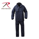 3770 Rothco 2 Piece PVC Coated Nylon Rainsuit - Navy Blue