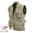 7570 Rothco Deluxe Safari Outback Vest - Khaki