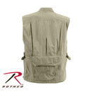 7570 Rothco Deluxe Safari Outback Vest - Khaki