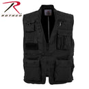 7575 Rothco Deluxe Safari Outback Vest - Black