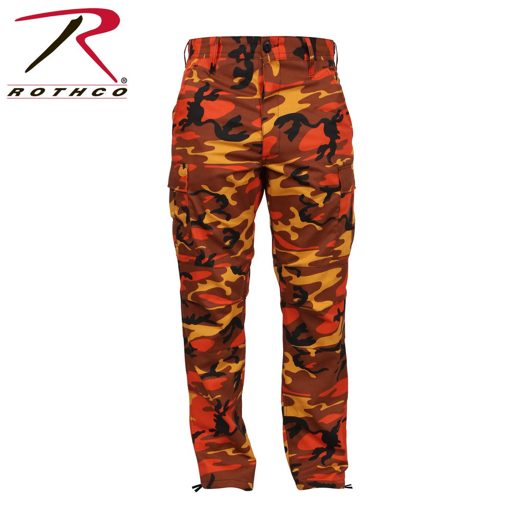8865 Rothco Color Camo Tactical BDU Pants Savage Orange