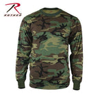 6778 Rothco Long Sleeve Camo T-Shirt - Woodland Camo