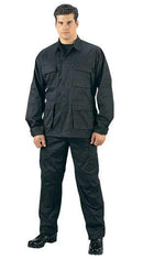 5821 Rothco Black B.D.U. Pants Long