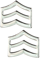 Tactical365® Pair of Sergeant Rank Insignia Pins for Police or Military