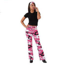 Rothco 3348 Women's Pink Camouflage Stretch Flare Pants Sizes 1-2 to19-20