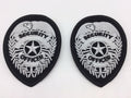 Tactical 365 Pair of Security Officer's Shield Patches in Multiple Colors
