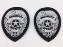 Tactical 365 Pair of Security Officer's Shield Patches in Multiple Colors