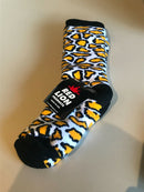 Red Lion Cheetah Print Socks (Youth Sizes 12-4, Ladies Sizes 4-5)