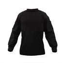 Rothco 90010 Men's Black Military Combat Shirt