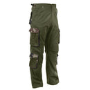 Rothco Olive Drab With Woodland Camo Accents Vintage Paratrooper Fatigues (2XL)