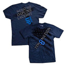 Ranger Up 10-8 Nation T-Shirt | Blue - Small |