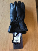 Diamond Plate Genuine Leather XR2 Insulation Motorcycle Gloves, Black, X-Large