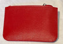Royce Leather Women’s ID Wallet; Slim RFID  Fine Leather New  -red