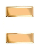 Uniform Lieutenant Insignia Bars - Smooth or Corrugated - Gold Tone or Nickel