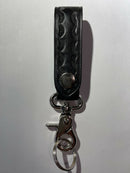 HWC Leather Keyring Holder with Swivel and Split Ring