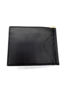 Royce Leather Men's Cash Clip Wallet with Outside Pocket-Metro Collection Black