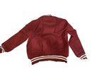 Holloway 225100 Wool Varsity Jacket - Dark Cardinal